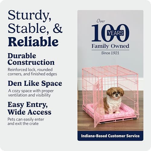 Midwest 24-Inch Pink Single Door iCrate, - Image 5
