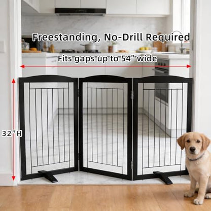 ZJSF Freestanding Dog Fence Indoor, Foldable Dog Gate - Image 2
