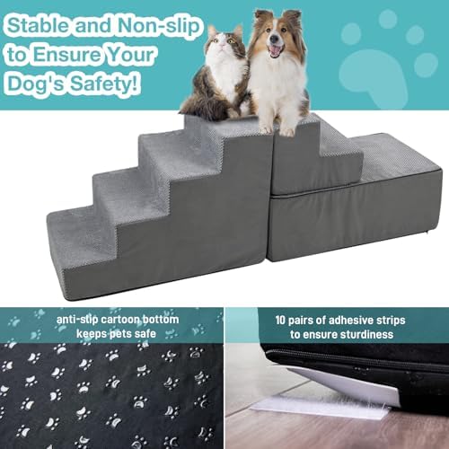 Dog Stairs&Steps for Small Dogs for High Beds 30-36" Tall - Image 5