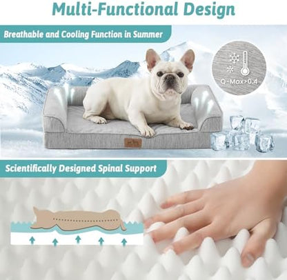 COZY KISS Cooling Dog Bed for Small Dogs - Image 2