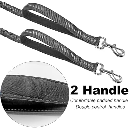 Dual Dog Leash Coupler Double Control Padded Handle - Image 3