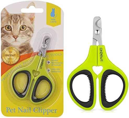 Pet Nail Clippers, Cat & Kitten Claw Nail Clipper Safe Sharp Trimmer by OneCut