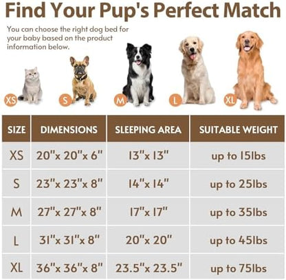 JOLLYVOGUE Calming Dog Bed for Small Dogs - Image 6