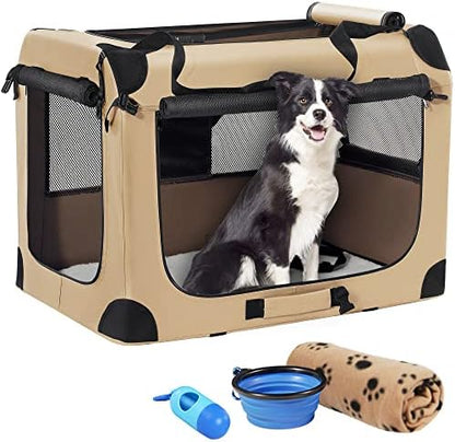 Petprsco Portable Dog Crates for Medium Dogs by Petprsco