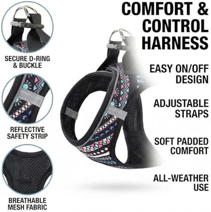 Mihqy Step in Dog Harness and Leash Set, Breathable Mesh - Image 2
