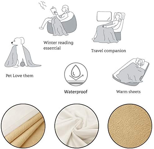 Ameritex Pet Bed Blanket Reversible 100% Waterproof Velvet Super Soft - Image 5