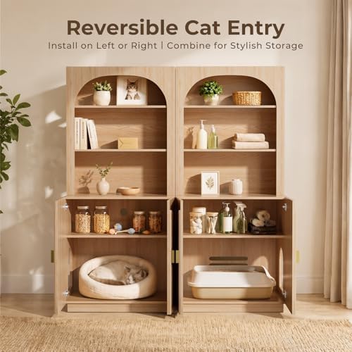 Amunrbrek Tall Cat Litter Box Enclosure - Image 4