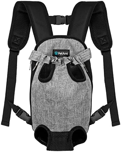 PetAmi Dog Carrier Backpack, Adjustable Pet Cat Front Carrier Backpack by PetAmi