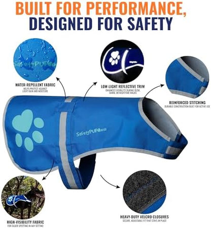 Reflective Dog Vest, Hi Vis Safety Gear - Image 3