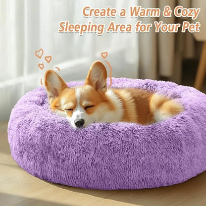 JOLLYVOGUE Calming Small Dog & Cat Bed - Image 4