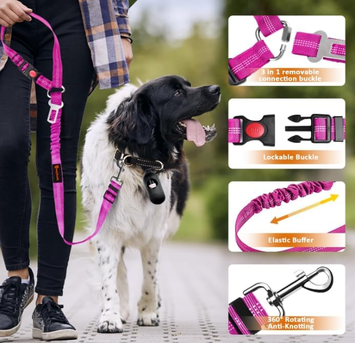 Laqibak Removable Dog Seat Belt Harness - Image 5