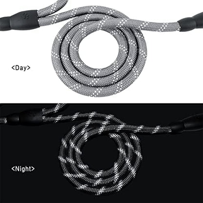 Plutus Pet Rope Dog Leash 6ft Long, Heavy Duty, Reflective Double Handle Leash - Image 5