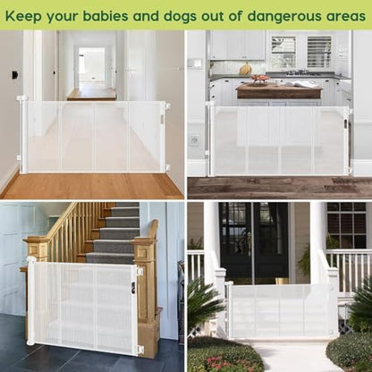 2 Pack Reinforced 55" Wide Retractable Baby Gates - Image 7