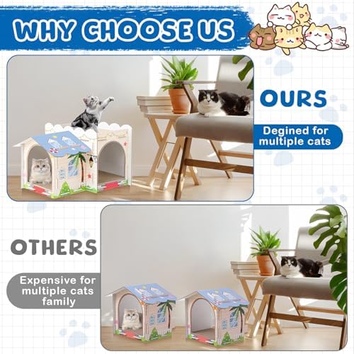 2 Story Cardboard Cat House - Image 5