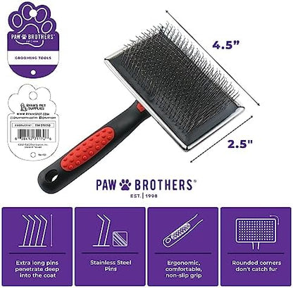 Paw Brothers Professional Grade Extra Long Slicker Brush - Image 3
