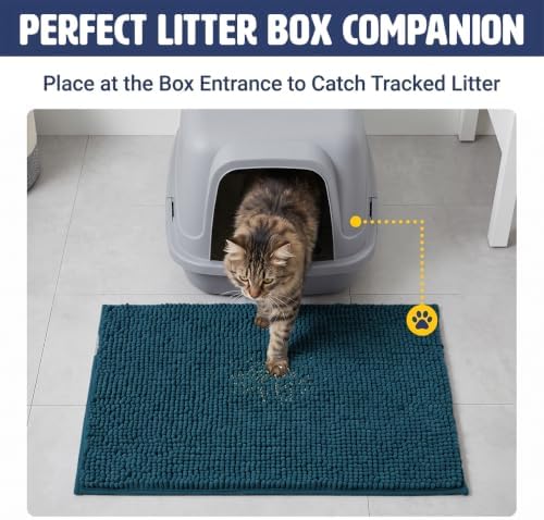 Muddy Mat® | Large Cat Litter Mat 36"x60", Litter Trapping Mat, Super Absorbent - Image 3