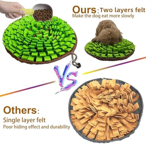 Pet Snuffle Mat for Dogs, Interactive Feed Puzzle for Boredom, Encourages - Image 6