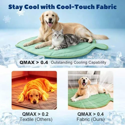Paw Legend Dog Cooling Mat for Dogs & Cats 27.2" x 33.5", Reversible Pet - Image 2