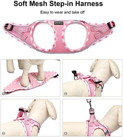 Mercano Soft Mesh Dog Harness and Leash Set, Step-in Reflective Breathable - Image 7