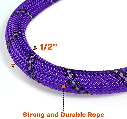 Taglory Rope Dog Leash for Medium Large Dogs, 4 FT Padded Handle - Image 3