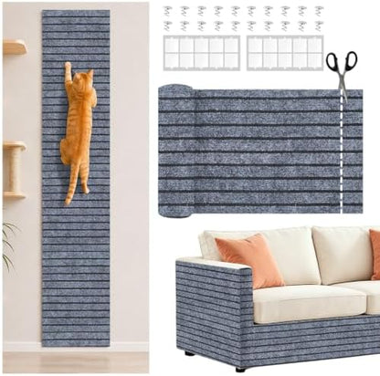 2Pack Cat Scratch Furniture Protector, Self-Adhesive Scratch Pad by SEPAZON