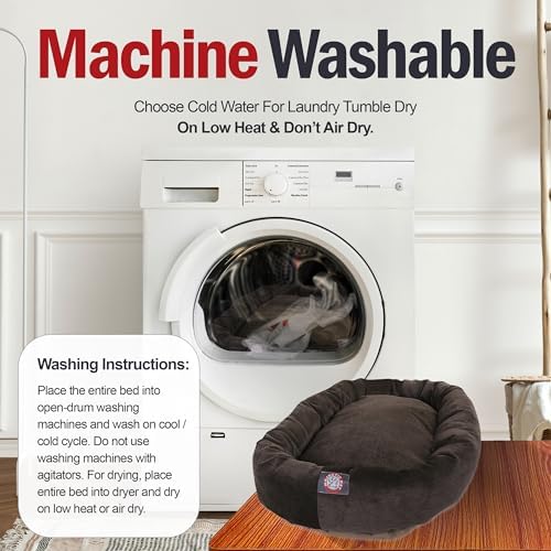 Majestic Pet Micro Velvet Dog Bed, 40 Inch Large - Image 4