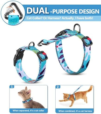 Halypet Cat Harness and Leash Set, Escape Proof Cat Harnesses - Image 2