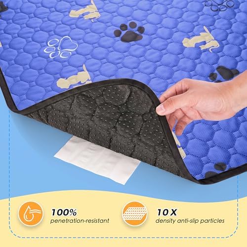 WanpeeGoo Washable Pee Pads for Dogs, Waterproof, 32 x 63 in, 2 Pack - Image 3