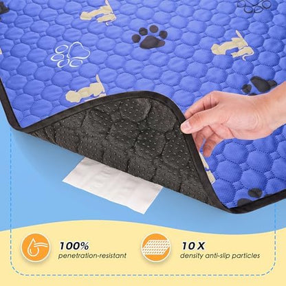 WanpeeGoo Washable Pee Pads for Dogs, Waterproof, 32 x 63 in, 2 Pack - Image 3