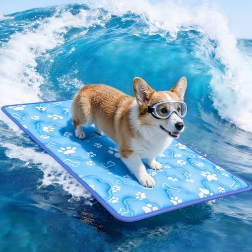 Dog Cooling Mat, Large Cooling Dog Bed Mat by Unknown