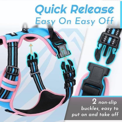 Eagloo Dog Harness for Small Dogs, No Pull Pet Vest - Image 6