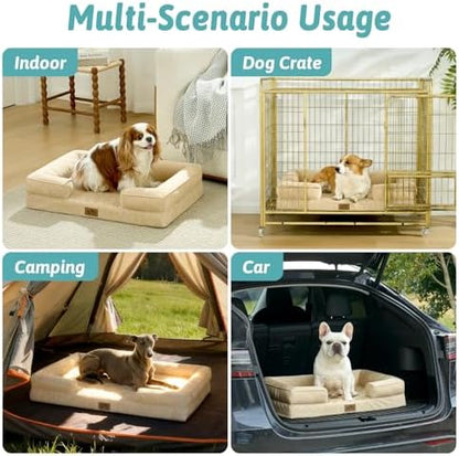COZY KISS Orthopedic Dog Cooling Bed Washable - Image 6