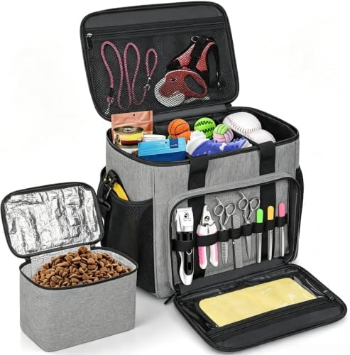 GMAK Pet Grooming Bag, Pet Hair Clipper Organizer Grooming Bag by GMAK