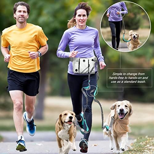 SHINE HAI Retractable Hands Free Dog Leash - Image 2