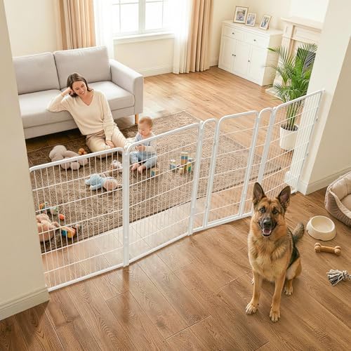 FXW Dog Gate, Extra Wide Adjustable by FXW