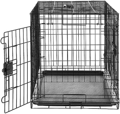 Amazon Basics Portable, Foldable Metal Wire Dog Crate - Image 3