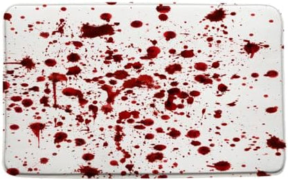 Blood Halloween Bath Mat Horror Red Splash Ghost Bloody Spooky Scary Zombie - Image 2