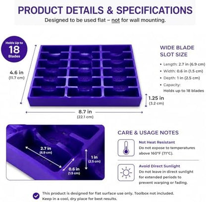 Mini Toolbox Drawer Organizer for Dog Grooming Blades – Desktop Storage Insert - Image 7