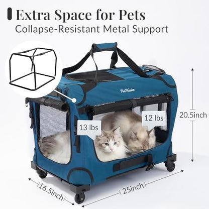 Extra Large Rolling Cat Carrier - Image 2