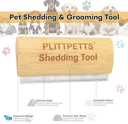 Dog Brush for Shedding, Deshedding Grooming Tool for Dogs - Image 4