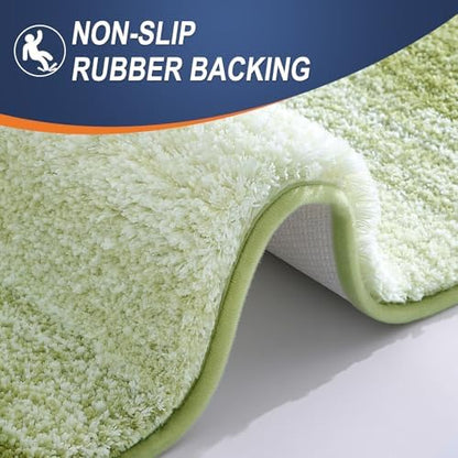 OLANLY Bathroom Runner Rug 70x24, Extra Soft Absorbent Microfiber Bath Rugs - Image 5