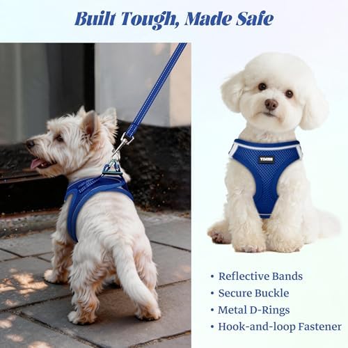 No Pull Dog Puppy Harness and Leash Set Reflective Mesh Vest XX-Small - Image 5