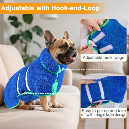 Unicorn Catcher Dog Bathrobe Super Absorbent Quick Drying Robe - Image 4