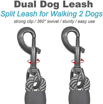 Double Dog Leash Coupler 1/3" Rope Extension - Image 4