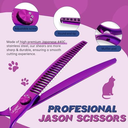JASON Curved Dog Chunker Scissors - Image 2