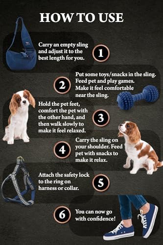 Noah & Paw Dog Sling Carrier for 5-18 lbs, Cat Carrier Bag - Image 6