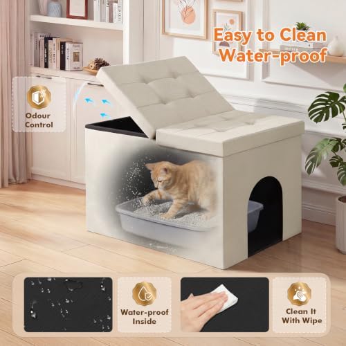 Cat Litter Box Enclosure Furniture - Image 6