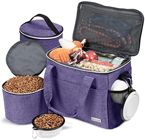 BAGLHER Dog Travel Bag Backpack Pet Supplies Backpack 5-Piece Set by BAGLHER