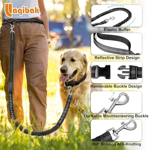 Laqibak Hands Free Dog Leash, Adjustable Waist Leash - Image 6