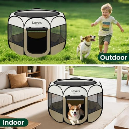 Love's cabin Pet Puppy Dog Playpen, Small Dog Tent Crates Cage Indoor/Outdoor - Image 6